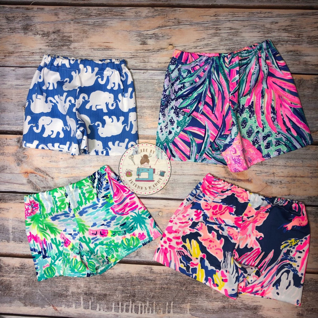 Custom Lilly baby boy shorts - multiple print options available