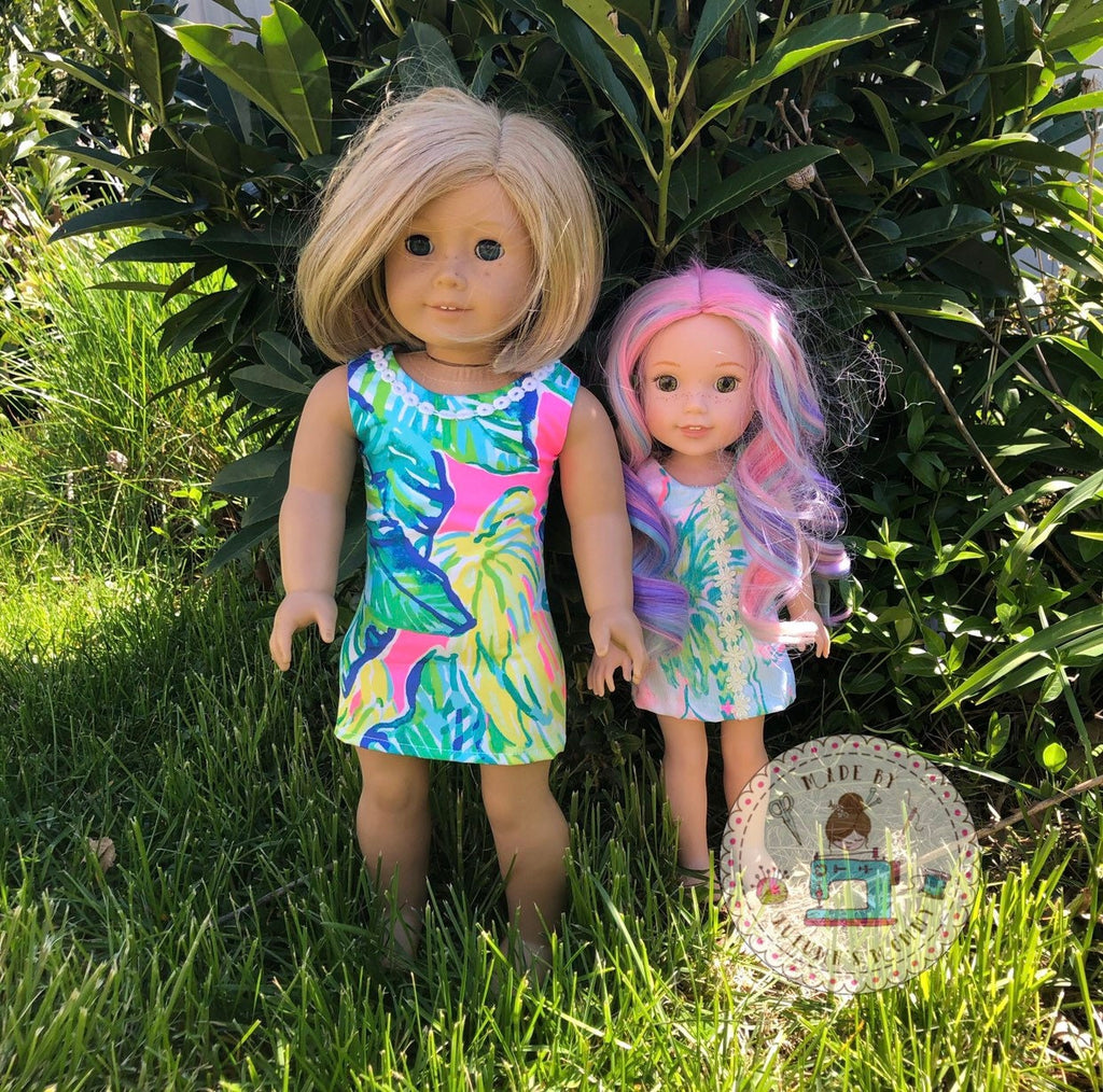 American girl sized Lilly shift dolls